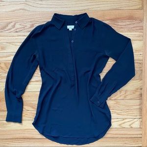 Navy Blue LOFT Tunic Top